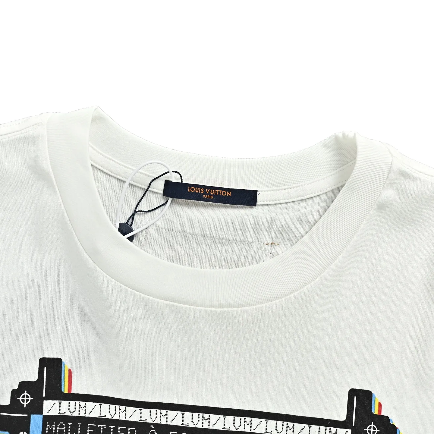 Louis Vuitton/Louis Vuitton front and back musician direct-print printed short-sleeves